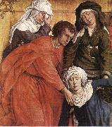 WEYDEN, Rogier van der Deposition (detail) painting